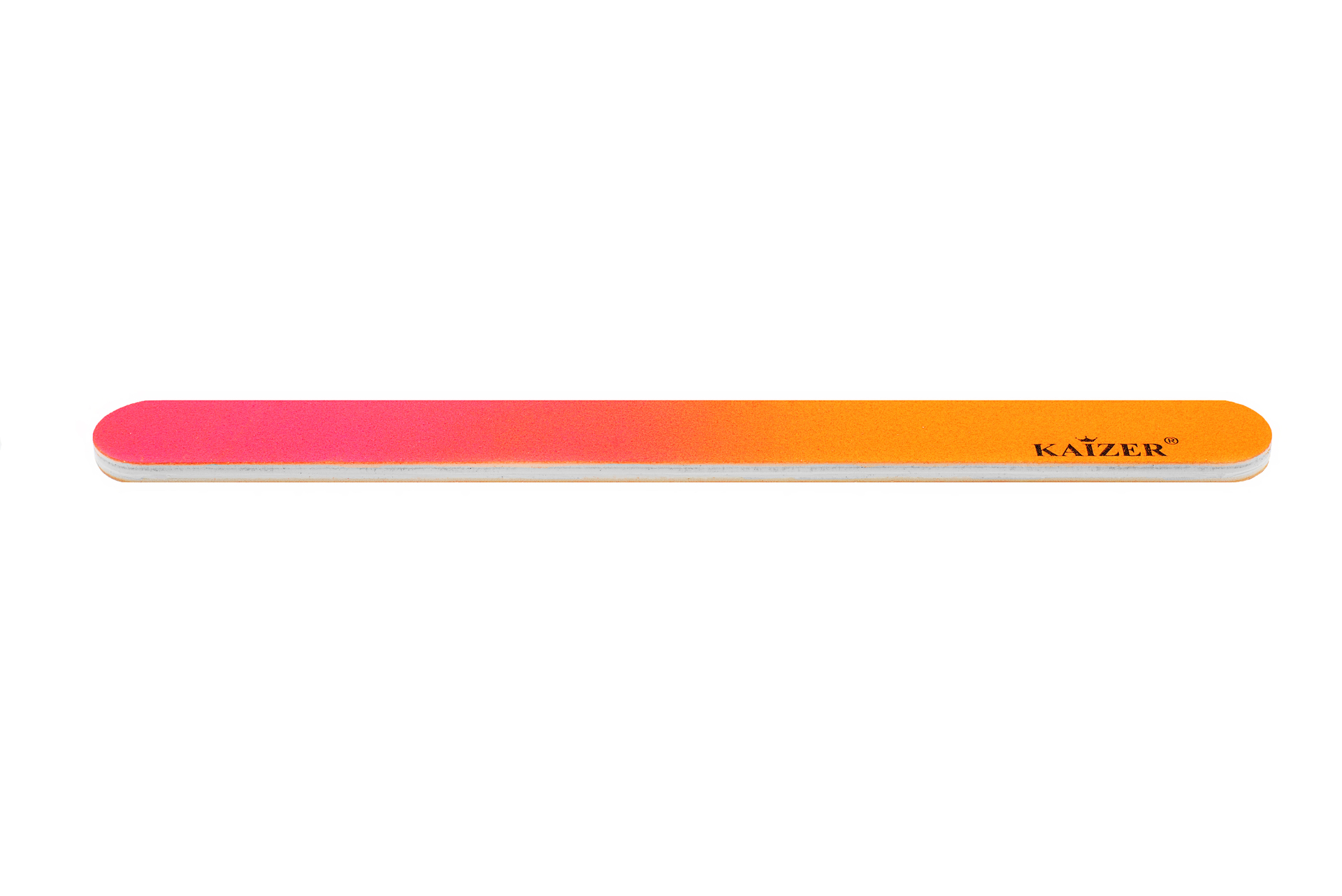 Пилка шлифовочная, прямая, оранжевая с розовым, KAIZER